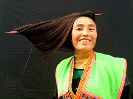 Headdresses of Miao Women in  Different Groups